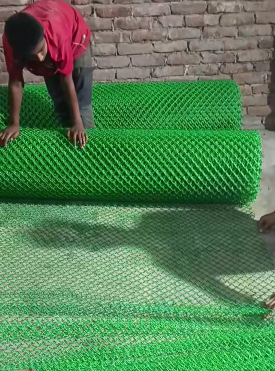 Green safety net installation